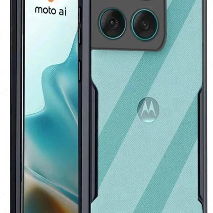 TG Camera Protection Soft Back Cover for Motorola Moto Edge 60 Pro - Black