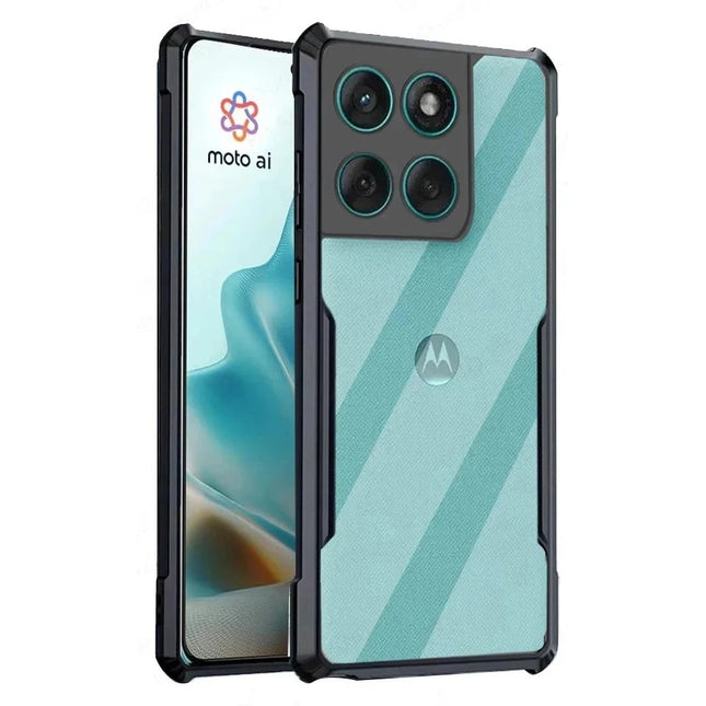 TG Camera Protection Soft Back Cover for Motorola Moto Edge 60 Pro - Black