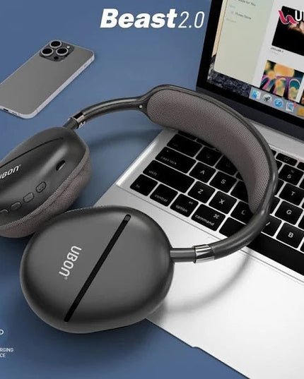 UBON HP-740 Beast Wireless Headphone: Experience 40 Hours of Real Stereo Sound and Comfort