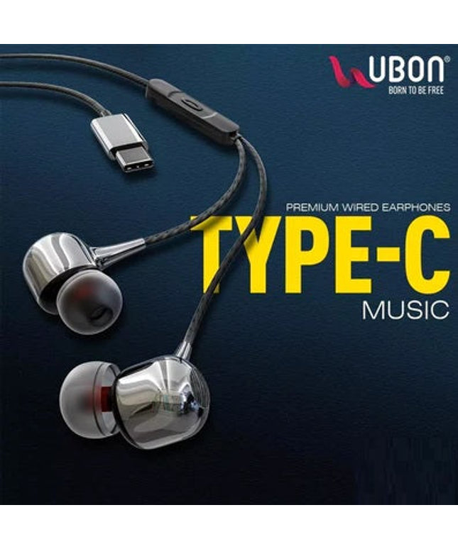 Ubon Type-C TC-686 Wired Earphones