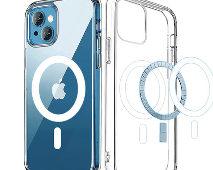 Magnetic MagSafe Compatible Protective Clear TPU Case
