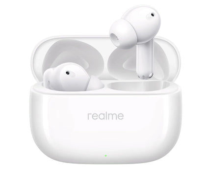 realme Buds T310 Truly Wireless in Ear Earbuds with 46dB Hybrid ANC, 360° Spatial Audio, 12.4mm Dynamic Bass Driver, Upto 40Hrs Battery and Fast Charging (Agile White)