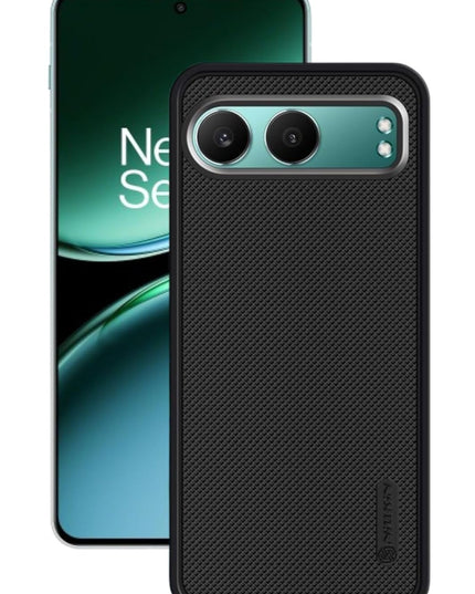 Dsfinest Back Cover Case for OnePlus Nord 4 5G Slim & Lightweight | Ultra-Premium Dotted Design | Camera Protection Bump | Fabric Texture Back Case Cover OnePlus Nord 4 5G [PC & TPU, Black]