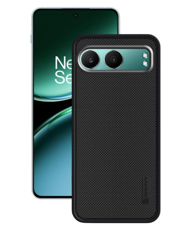 Dsfinest Back Cover Case for OnePlus Nord 4 5G Slim & Lightweight | Ultra-Premium Dotted Design | Camera Protection Bump | Fabric Texture Back Case Cover OnePlus Nord 4 5G [PC & TPU, Black]