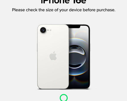 iPhone 16e 2025 Back Cover Case | Fusion Matte - Matte Clear