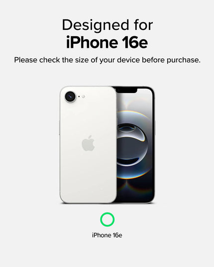 iPhone 16e 2025 Back Cover Case | Fusion Matte - Matte Clear