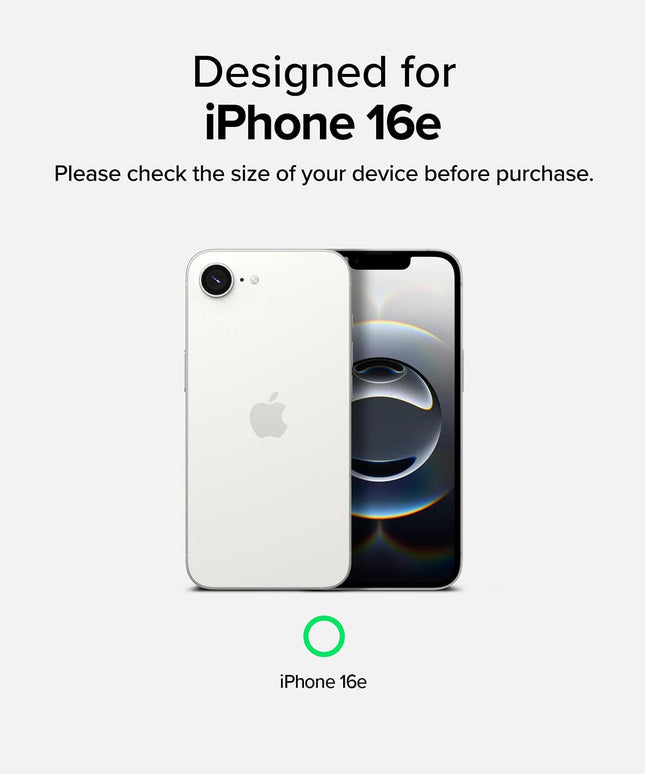 iPhone 16e 2025 Back Cover Case | Fusion Matte - Matte Clear