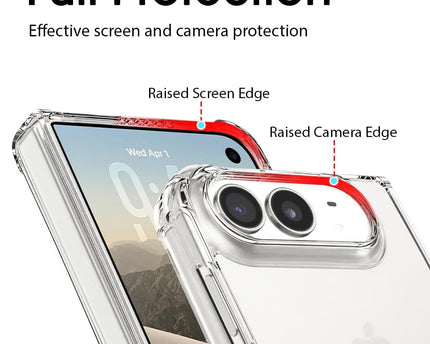 Anti-Yellow Clear Magnetic Case for iPhone Duo