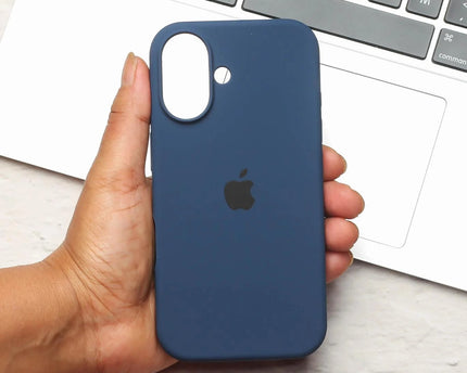 iPhone 16 Silicone Case (Blue)