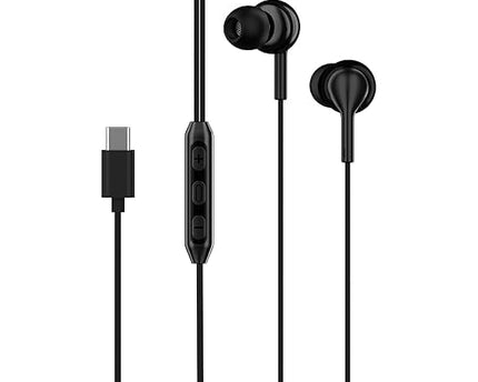 Boat 100 C Wired Earphones with Mic, HD Stereo Sound, Noise Isolation, Strong Cable (Black)