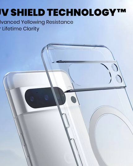 Anti-Yellow Magsafe Clear Case Google Pixel 8