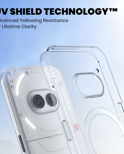 Anti-Yellow Magsafe Clear Case Nothing - Nothing Phone (2a)