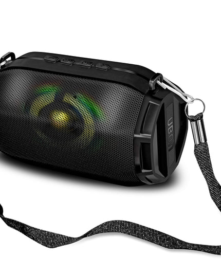 UBON SP-43 TWS Lightup 5W Bluetooth Speaker (Black, Stereo Channel)