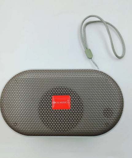 Grey ROCK MUSIC BT-654FMDL Big Bass Wireless Speaker