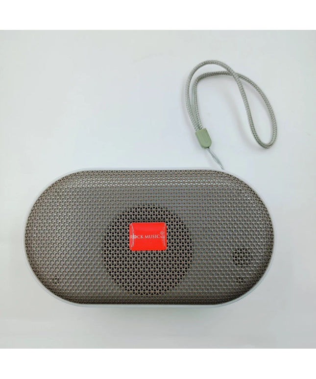 Grey ROCK MUSIC BT-654FMDL Big Bass Wireless Speaker