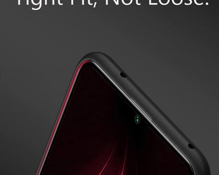 TEKOGEAR® Oppo Reno 14 Back Cover | Soft Silicone Slim Back Case Cover for Oppo Reno 14- Black