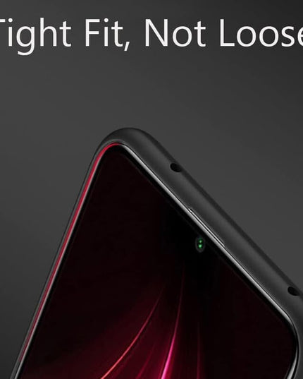 HC® Oppo Reno 14 Back Cover | Soft Silicone Slim Back Case Cover for Oppo Reno 14- Black
