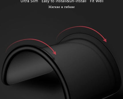 TEKOGEAR® Oppo Reno 14 Back Cover | Soft Silicone Slim Back Case Cover for Oppo Reno 14- Black