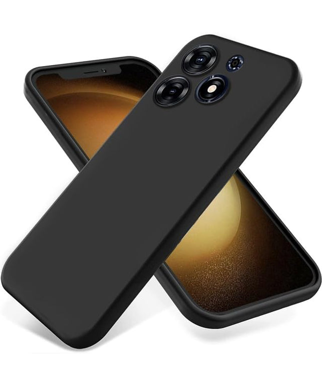 HC® Oppo Reno 14 Back Cover | Soft Silicone Slim Back Case Cover for Oppo Reno 14- Black