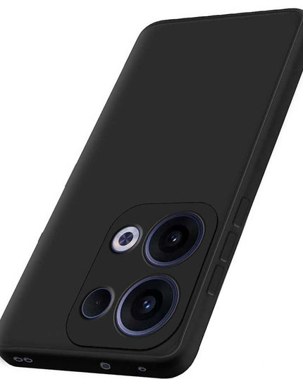 Oppo K13 5G| Camera Bump Protection | Matte Soft Silicon Flexible | All Side Shock Proof Rubberised Back Case Cover for Oppo K13 5G (Black)