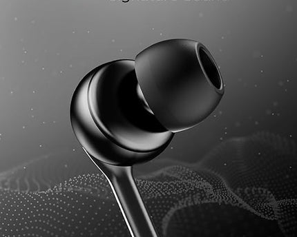 Boat 100 C Wired Earphones with Mic, HD Stereo Sound, Noise Isolation, Strong Cable (Black)