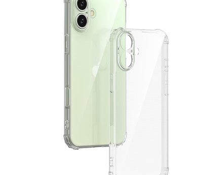 Scratch Resistant Anti Slip Back Cover Compatible with iPhone 16 - Transparent
