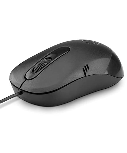 LAPCARE Optical USB Mouse L-60 Plus (Ind) 1000Dpi,3- Button, Scrolling Wheel, Plug and Play (Black)