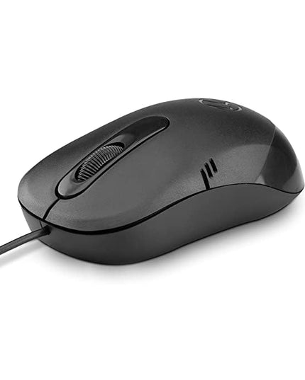LAPCARE Optical USB Mouse L-60 Plus (Ind) 1000Dpi,3- Button, Scrolling Wheel, Plug and Play (Black)