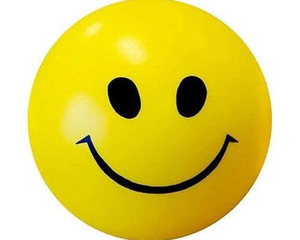 Smiley Soft Balls Cute Funny Yellow Emoji Happy Smiley Face Squeeze Sponge Balls, Yellow Emoji Face Fun Ball, Stress Relief Ball (Pack of 1).