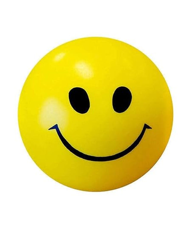 Smiley Soft Balls Cute Funny Yellow Emoji Happy Smiley Face Squeeze Sponge Balls, Yellow Emoji Face Fun Ball, Stress Relief Ball (Pack of 1).