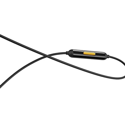 Realme Buds 3 Type-C Wired Earphones - Heavy Bass In-Ear Headphones with HD Mic for Real me GT Neo 6, 12x, 11 Pro+, Narzo 60 - Tangle-Free Cable in Premium Yellow Retail Box (Black)