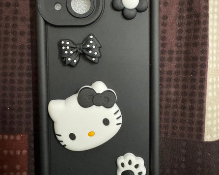 TG Cute 3D Bear Coffee Phone Case For iPhone  Soft Shockproof Protective Cover