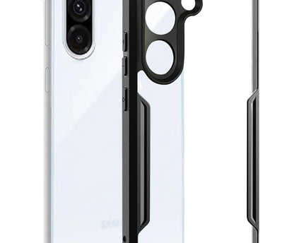 Samsung Galaxy M56 5G Back Cover | Transparent Crystal Clear Hard PC Back Case with TPU Bumper, Drop Protection Case Cover for Samsung Galaxy M56 5G