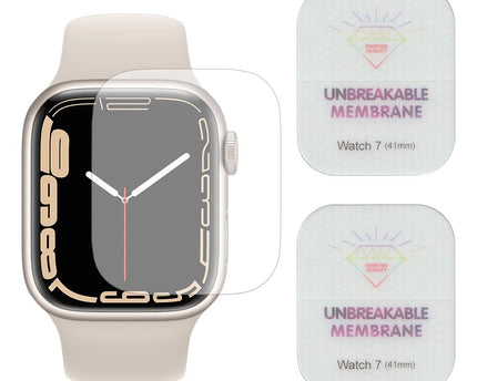 Unbreakable Screen Protector Hydrogel Membrane Compatible with Apple iWatch 8 41mm | Edge to Edge Coverage with Easy Installation Kit(Set of 1)