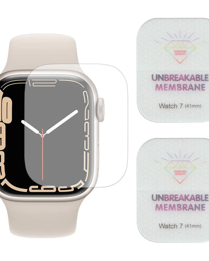 Unbreakable Screen Protector Hydrogel Membrane Compatible with Apple iWatch 9 45mm | Edge to Edge Coverage with Easy Installation Kit(Set of 1)