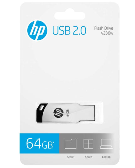 HP v236w USB 2.0 64GB Pen Drive,