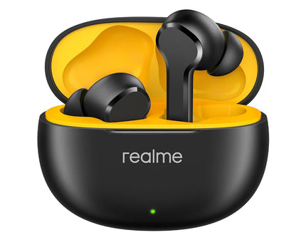 Realme Buds T110 Bluetooth Truly Wireless in Ear Earbuds with mic, AI ENC for Calls, Google Fast Pair, 38 Hours Total Playback with Fast Charging and Low Latency Gaming Mode (Punk Black)