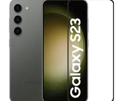 TG® Tempered Glass for SAMSUNG Galaxy S23 5G Screen guard Full HD Quality Edge to Edge Coverage (BLACK) (Pack of 1)