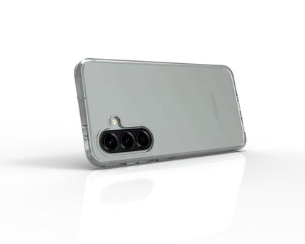 Back Cover Soft Case for Samsung Galaxy M56 5G | Best Camera Protection | Inbuilt Dust Plugs & Anti-Slip Grip | Ultra Clear Slim Back Cover Case for Samsung M56 5G (Silicone, Transparent)