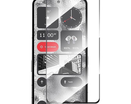TG® Tempered Glass for Nothing Phone 3A Tempered Glass Screen Protector Guard (Black) Full Screen Coverage Nothing Phone 3A Glass Guard
