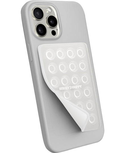 Phone Case Sticker Grip Silicone Holder Mount for Hands-Free Mobile Accessory Holder Grip, Video Phone Accessory Compatible Mirror, Shower