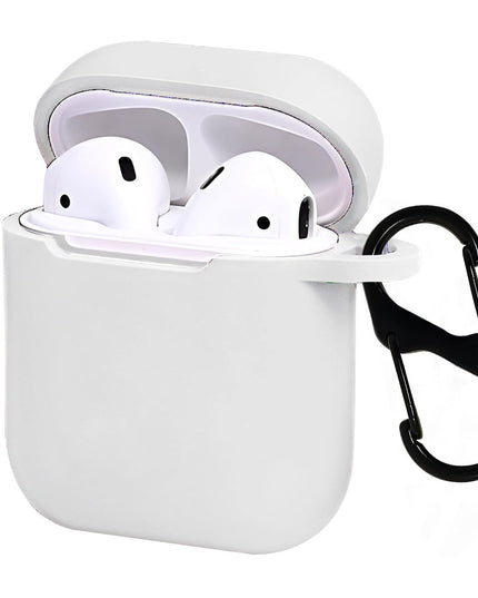 Silicone Soft Case Cover with Keychain for AirPods