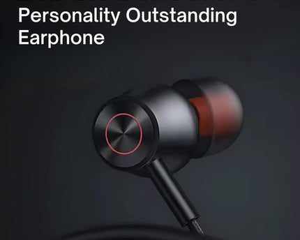 ModishOmbre UNI C Earphones | Deep Bass, USB-C Wired Earbuds | Premium Comfort Fit, in-Line Microphone for Clear Calls | Universal Compatibility