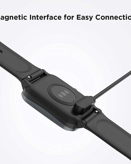 FIRE BOLTT Smartwatch USB All Type Charging Charger Compatible with Boat, Fire Boltt, Noise, Dizo, beatXP, Fast-Track & All 2 Pin Charger Watches (Cable Only)
