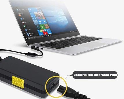 tg 3 Pin Laptop Power Cable Universal Replacement for Laptop Charger Adapter Power Cord for Laptop - (1.5M, Black)