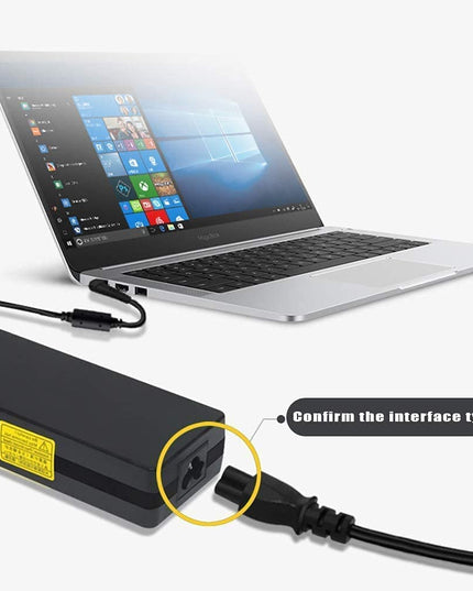 tg 3 Pin Laptop Power Cable Universal Replacement for Laptop Charger Adapter Power Cord for Laptop - (1.5M, Black)