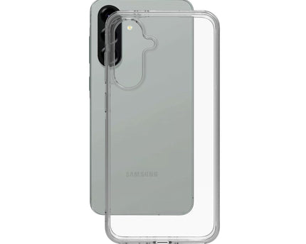 Back Cover Soft Case for Samsung Galaxy M56 5G | Best Camera Protection | Inbuilt Dust Plugs & Anti-Slip Grip | Ultra Clear Slim Back Cover Case for Samsung M56 5G (Silicone, Transparent)