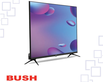 BUSH LED TV (80 cm) 32 Inch HD Ready Android Smart TV with Surround Dolby Sound, Hot Keys in Remote, Frameless Series (Black)