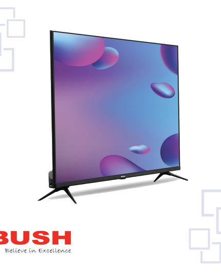 BUSH LED TV (80 cm) 32 Inch HD Ready Android Smart TV with Surround Dolby Sound, Hot Keys in Remote, Frameless Series (Black)