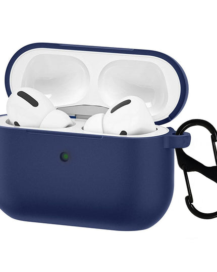 Silicone Soft Case Cover with Keychain for AirPods